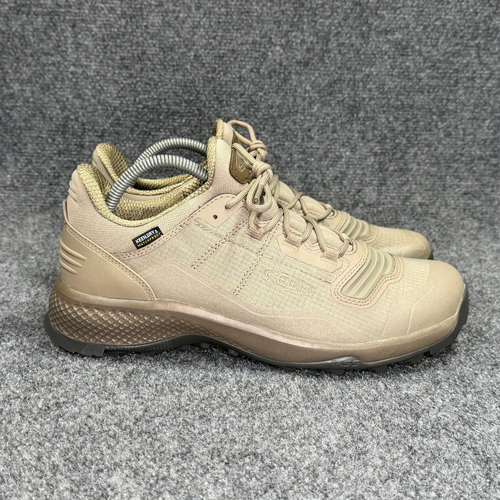 Keen Tempo Flex Low Hiking Shoes Men's Size 9 Tan Waterproof Athletic Trail